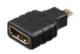 MicroConnect - HDMI-adapter - HDMI hona till 19 pin micro HDMI Type D hane