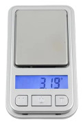 Precisionvåg - AVIZAR - 200 g - Precision 0,01 g - Bakgrundsbelyst LCD-skärm - Tara-funktion Grå