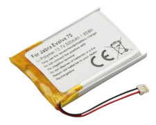Batteri för Jabra Evolve 75 Hörlurar Li-Polymer 3.7V 500mAh 1.85Wh