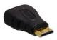 Delock High Speed HDMI - HDMI-adapter - 19 pin mini HDMI Type C hane till HDMI hona