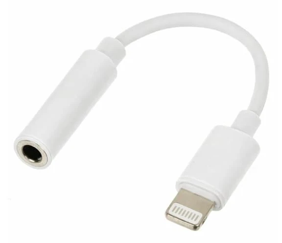 Lightning till 3,5 mm AUX-hörlursadapter kompatibel med iPhone och iPad