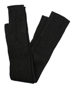 Svarta kashmirblandade armvärmare - stil & funktion