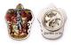 Gryffindor Crest Pin-emblem för Harry Potter-fans, samlarobjekt
