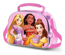 Disney Princesses 3D Lunchväska för barn, isolerad, lätt att rengöra