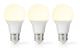 LED-lampa E27 | A60 | 4.9 W | 470 lm | 2700 K | Varm Vit | Matt | 3 st.
