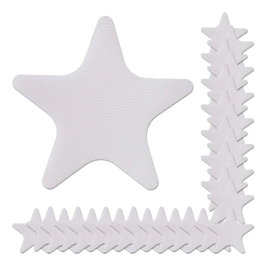 Halkskyddade Starfish Stickers – Set med 30, transparent