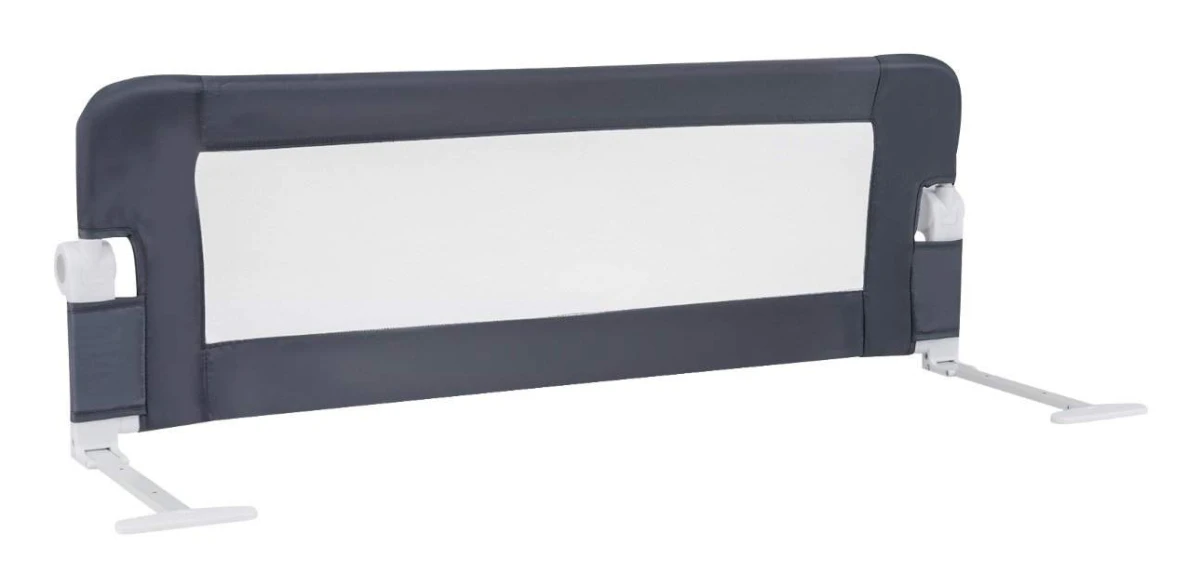 Hopfällbar sängstång för småbarn – Justerbara remmar, 121x40,5x42 cm