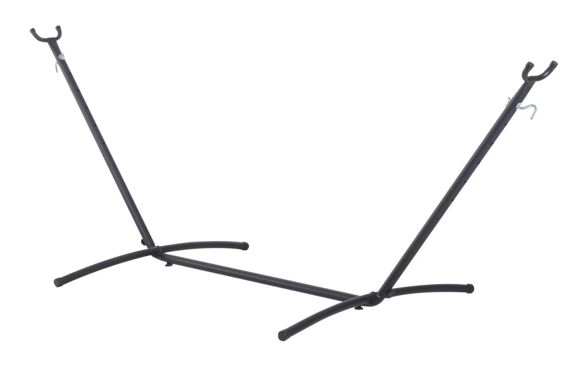Metallstativ för hängmatta 280x120x110 cm