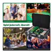 600-bitars pokerchipset med fodral – Casino Experience