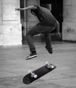 Skateboard Mini Cruiser – 20x79cm, Svart, Fun & Dynamic