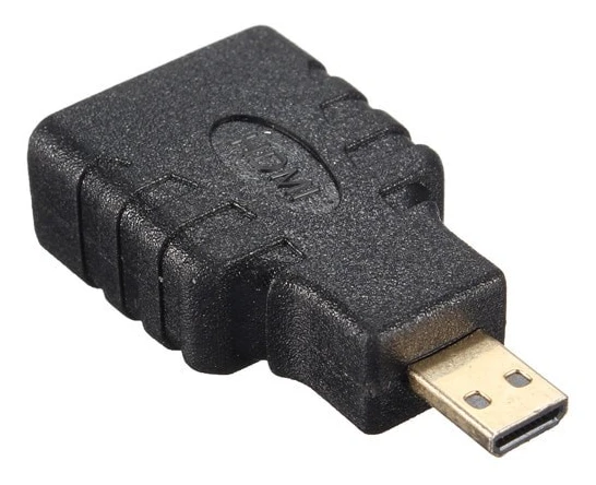 Guldpläterad Micro-HDMI till HDMI Adapter