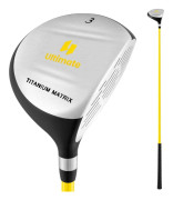 Junior 3 Fairway Wood – 34"" glasfiberskaft, 8-10 år