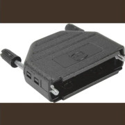 HARTING 09 67 009 0424 09670090424 D-Sub-kabinett plast, metalliserad