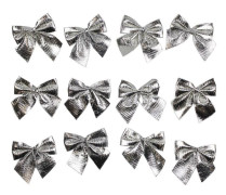 12x Rosetter till Jul - Silver