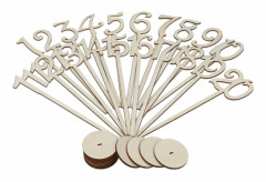 Tabellnummer bröllop 1-20