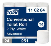 Toalettpapper TORK Adv T4 2-lag 24/fp