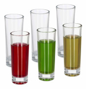 Shotglas - 10039778-0 - Transparent - Set om 6 - Glas - Diskmaskinssäker