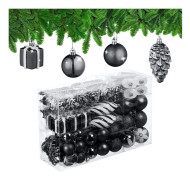 Julgransprydnaderset, 72 delar – Festlig julgransdekoration