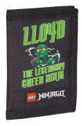 Ninjago plånbok för barn, grön färg, slitstarkt material