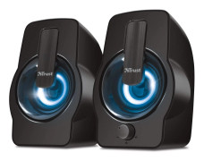 Trust Gemi RGB 2.0 2.0 Datorhögtalare Sladd 12 W Svart