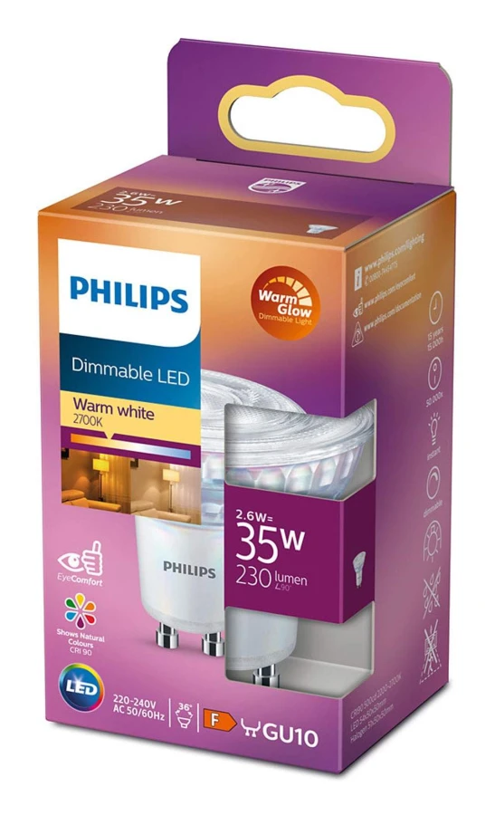 Philips LED 35w spot klar