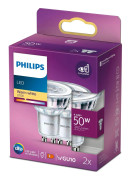 2-pack LED GU10 Spot 50W 355lm