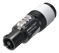 Neutrik NAC3FXXB-W-S, powerCON, Svart, Grå, Rak, 16/12, Koppar, IP20