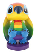 Stitch Rainbow Figur Klämfäste, 20 cm Cable Guy