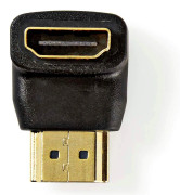 HDMI™ Adapter | HDMI™ Kontakt | HDMI™ Hona | Guldplaterad | Vinklat 90° | ABS | Svart | 1 st. | Låda