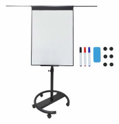 Blädderblockstavla 100x70 cm – Mobil, Magnetisk & Justerbar