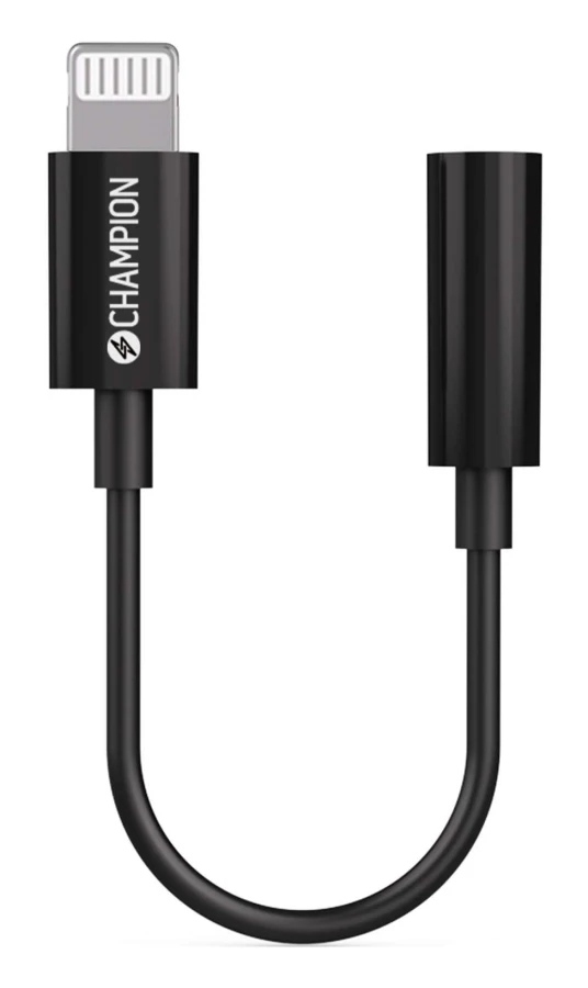 Lightning till 3,5 mm-adapter, svart