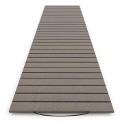 Upprullbar trädgårdsgång i HDPE – väderbeständig, halkfri, 242x55cm