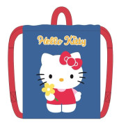 Hello Kitty Gym Bag 33cm med justerbar rem och dragkedja