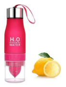 Detoxflaska - SHOP-STORY - 650 ML - Fruktsinfuser - Citruspress - Röd färg