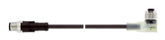 LAPP 22260261 Sensor-/aktordatakabel M12, färdigkonfektionerad 0,3 m Polantal (RJ): 3 1 st
