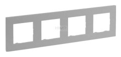 Legrand Niloe Step - 4x fyrdubbel ram - stålfärg 863494