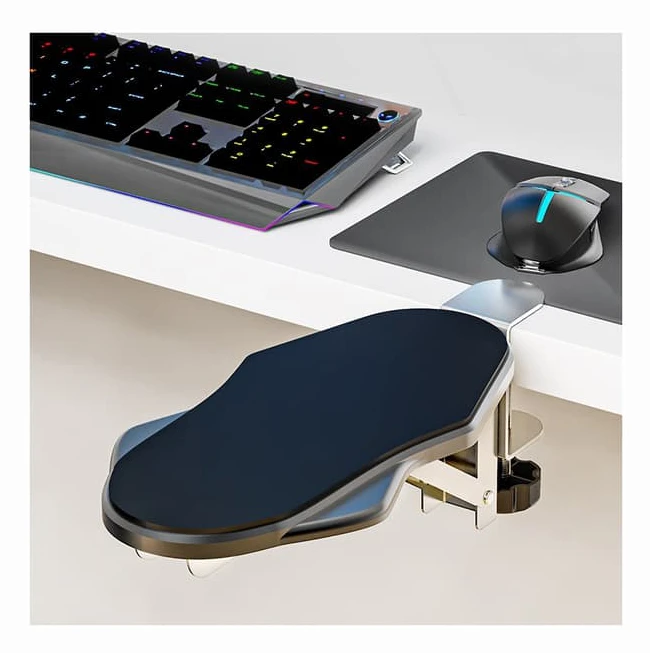 Datorarmstöd, Armbågshållare för Skrivbord Modell Vikbar / Roterbar Svart Svart 20 mm