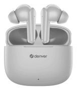 DENVER TWE-48GR Trådlös Bluetooth Hörlur med Laddetui