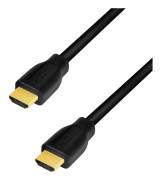 LogiLink CH0101, 2 m, HDMI Typ A (standard), HDMI Typ A (standard), 3D kompatibilitet, 14,4 Gbit/s, Svart