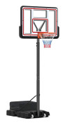 Utomhusbasketkorg med stativ & handvev & viktväska & 2 nät basketstativ