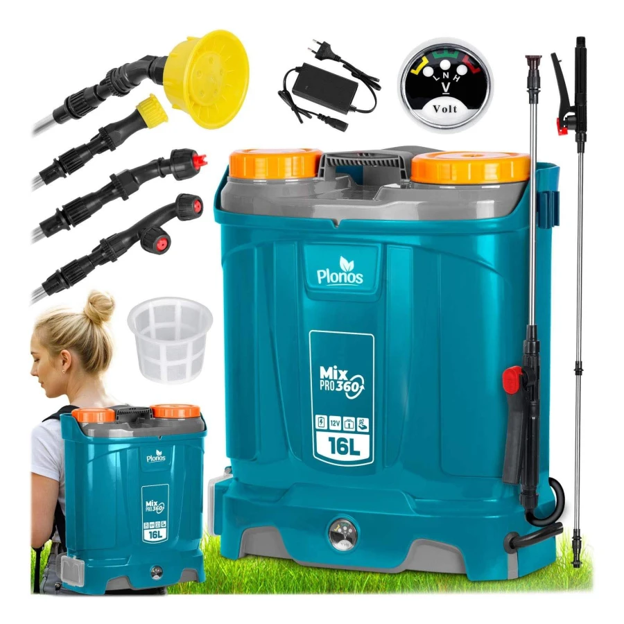 Batteridriven spruta med blandare Plonos PL-604