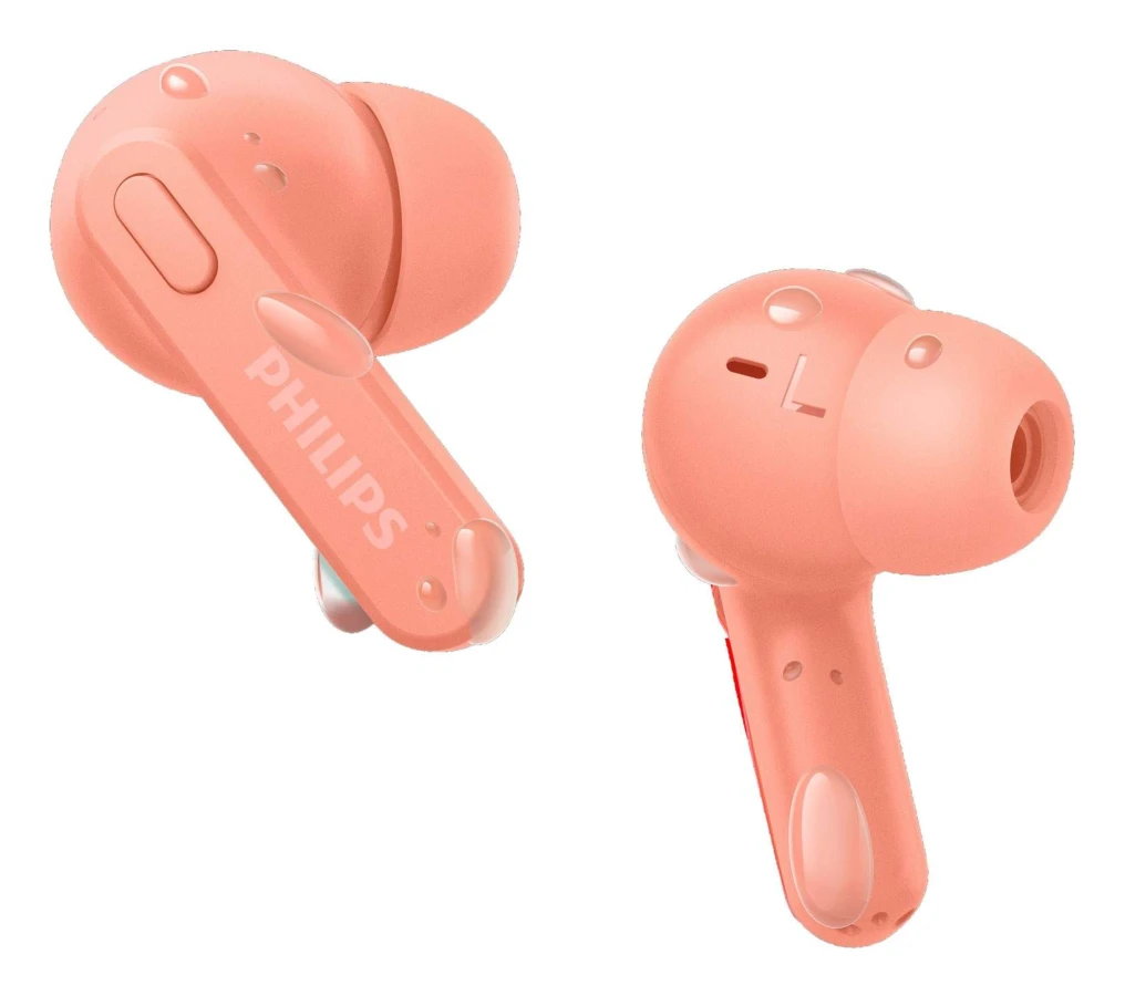 Philips TAT2206PK - True wireless-hörlurar med mikrofon - inuti örat - Bluetooth - ljudisolerande - rosa