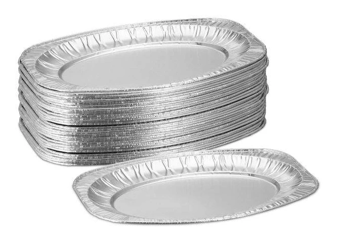 Serveringsfat i aluminium, set om 40 st