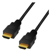 LogiLink CH0079, 3 m, HDMI Typ A (standard), HDMI Typ A (standard), 48 Gbit/s, Ljudreturkanal (ARC), Svart