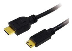 LogiLink CH0022, 1,5 m, HDMI typ A (standard), HDMI typ C (mini), 8,16 Gbit/s, svart