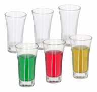 Shotglas i set om 6