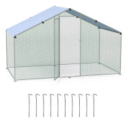 Stort walk-in hönshus – väderbeständigt, säkert, 300x170x190 cm