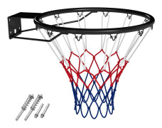 45 cm basketkorg, slitstark metall, enkel väggmontering