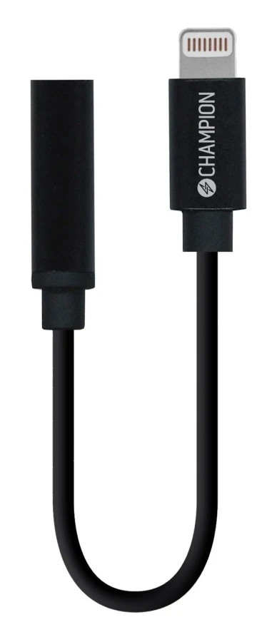 Adapter Lightning till 3.5mm Svart