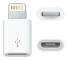Micro-USB till Lightning Adapter - Vit